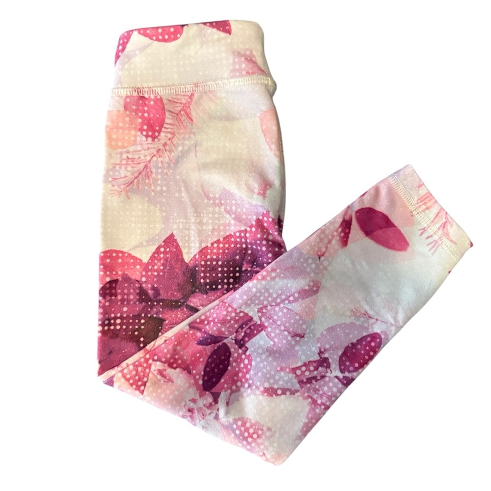 Jumping Bean Floral Pink Kids Leggings